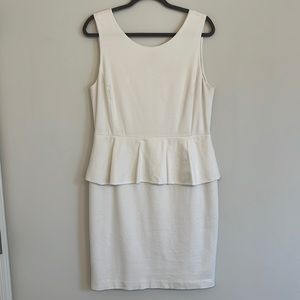 Banana Republic white sheath dress 16